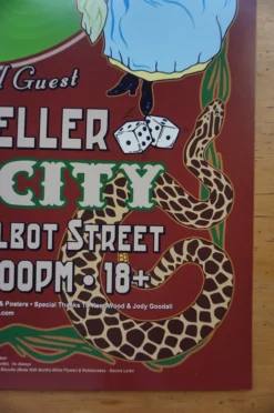 Kings Of Leon - 2003 Dennis Loren Poster Rock City Nottingham