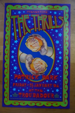 The Thrills - 2004 Dennis Loren Poster Patrick Park Troubadour Gig Posters