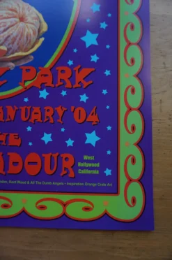 The Thrills - 2004 Dennis Loren Poster Patrick Park Troubadour Gig Posters