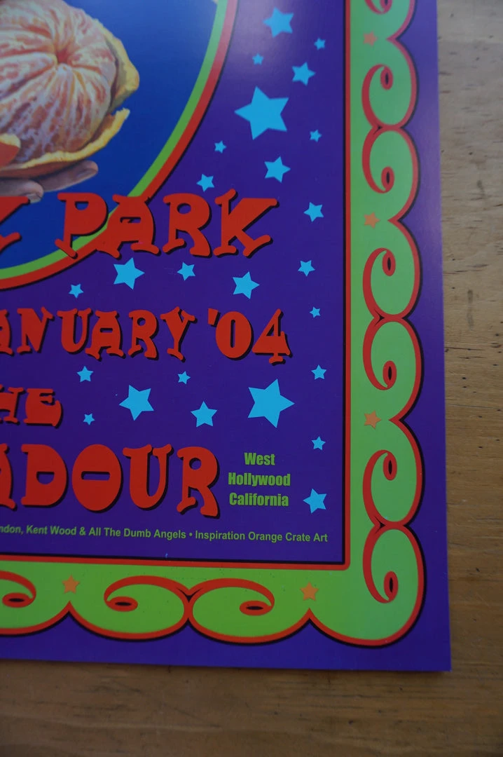 The Thrills - 2004 Dennis Loren Poster Patrick Park Troubadour Gig Posters