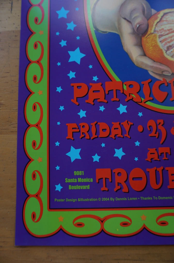 The Thrills - 2004 Dennis Loren Poster Patrick Park Troubadour Gig Posters