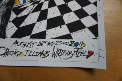 Pearl Jam - 2016 Joey Feldman Poster Chicago, IL Wrigley Field