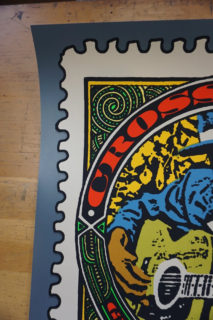 Crossroads Guitar Festival - 2013 Ron Donovan, Chuck Sperry Poster Stamp Eric Clapton