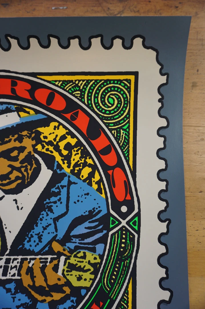 Crossroads Guitar Festival - 2013 Ron Donovan, Chuck Sperry Poster Stamp Eric Clapton