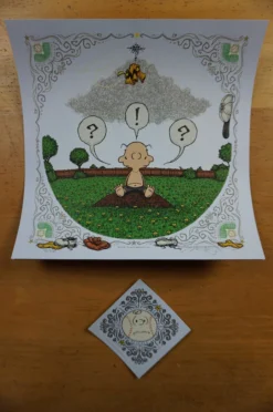 Art Prints On The Mound - 2016 Marq Spusta Poster Blue Sky Ed With Card