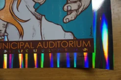 Queens Of The Stone Age - 2013 Jermaine Rogers Poster S/N Nashville FOIL