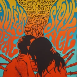 Queens Of The Stone Age - 2013 Jermaine Rogers Poster Indianapolis REGULAR ED