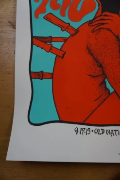 Queens Of The Stone Age - 2013 Jermaine Rogers Poster Indianapolis REGULAR ED