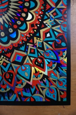 Wilco - 2015 Nate Duval Poster Red Rocks Morrison, CO