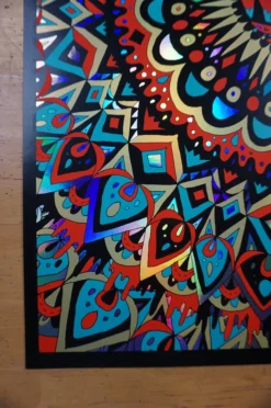 Wilco - 2015 Nate Duval Poster Red Rocks Morrison, CO