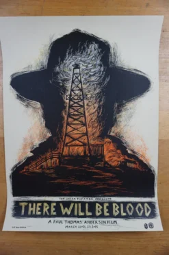 There Will Be Blood - 2015 Dan Grzeca Poster Cinema Movie 1st Edition Movie/TV Posters