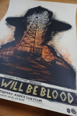 There Will Be Blood - 2015 Dan Grzeca Poster Cinema Movie 1st Edition Movie/TV Posters