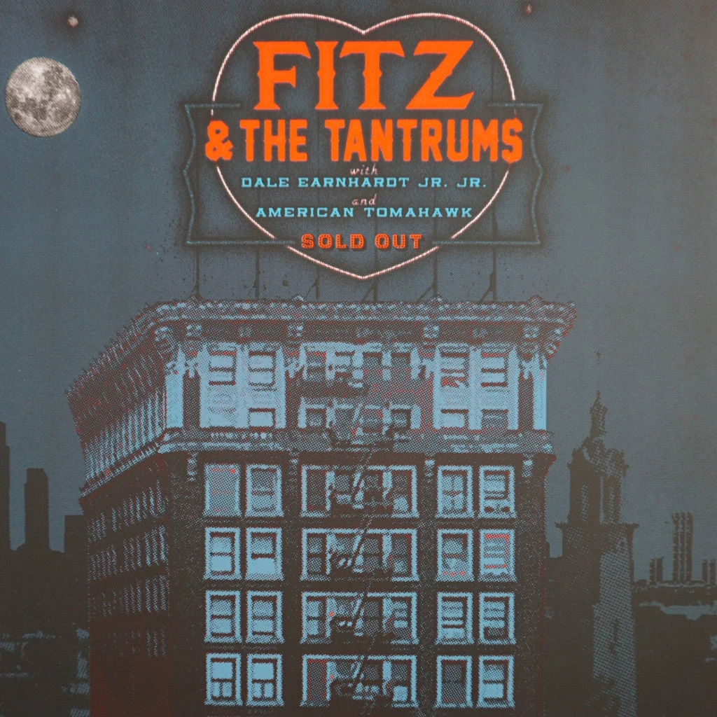 Fitz And The Tantrums - 2012 Jon Smith Poster Seattle Showbox Gig Posters