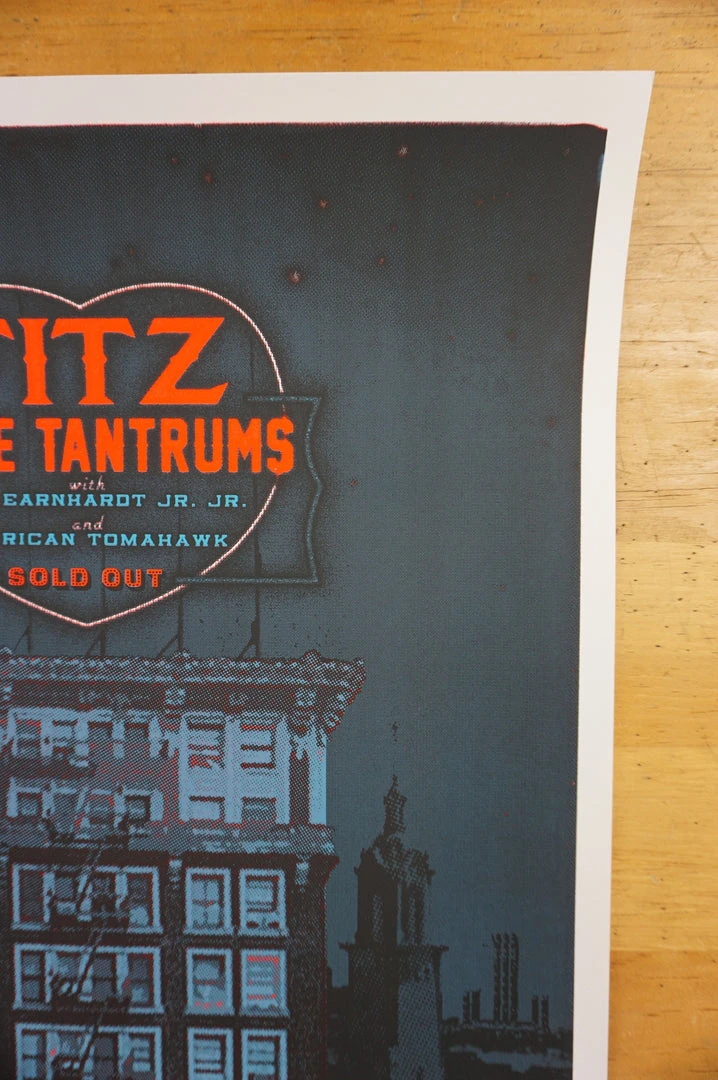Fitz And The Tantrums - 2012 Jon Smith Poster Seattle Showbox Gig Posters