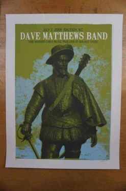 Dave Matthews Band - 2008 Methane Poster Raleigh Walnut Creek AP Gig Posters