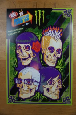 Sold Out Posters Vans Warped Tour - 2015 Poster Monster Energy Skateboarding Art Prints