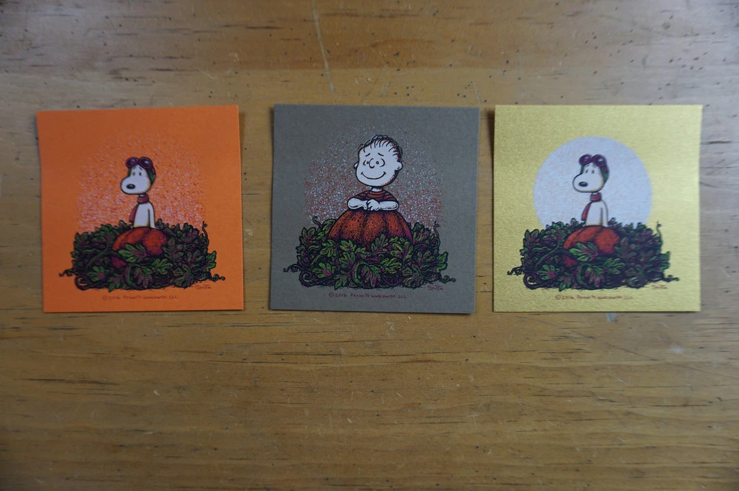 Movie/TV Posters It's The Great Pumpkin Charlie Brown - 2016 Marq Spusta Poster 3 Hand Bills