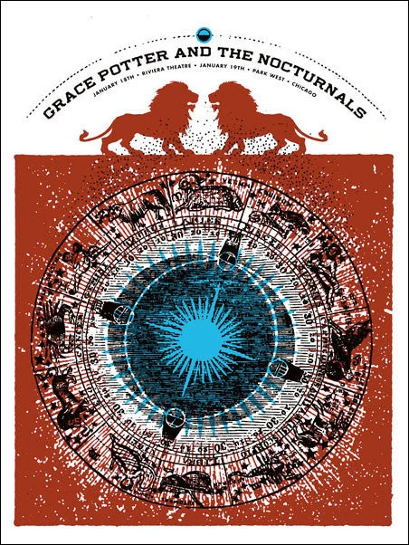 Grace Potter - 2013 Aesthetic Apparatus Poster Chicago, IL