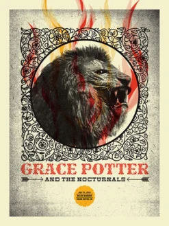 Gig Posters Grace Potter - 2013 Aesthetic Apparatus Poster Grand Rapids