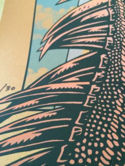 Queens Of The Stone Age Justin Hampton Poster Print QOTSA Portland, COPPER Ed