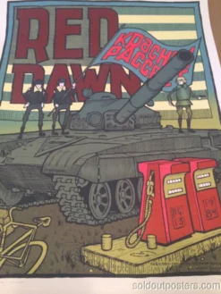 Red Dawn - 2014 Jay Ryan Movie Cinema Poster Print MONDO Hand SIGNED #"d