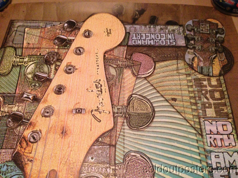 Eric Clapton - 2008 Ron Donovan Firehouse Poster US/Europe Tour North America Gig Posters