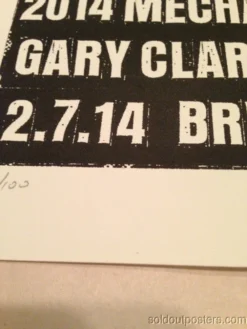 Kings Of Leon - 2014 Print Mafia Poster Gary Clark Jr Nashville, TN S/N