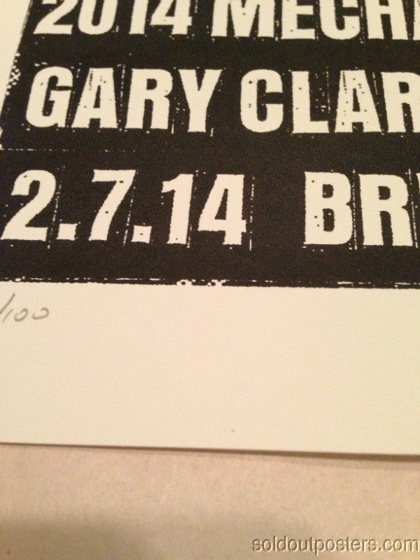 Kings Of Leon - 2014 Print Mafia Poster Gary Clark Jr Nashville, TN S/N