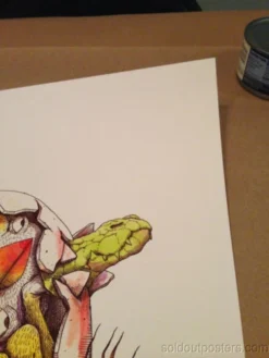 SURVIVAL 05 - 2013 Zed1 Poster Print Art Print Ed. Of 20 Hand Embellished S/N