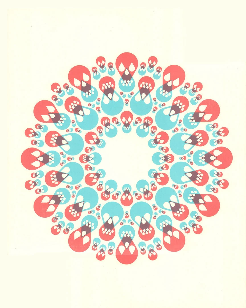 Art Prints Teardrops - 2016 Sean Mort Poster BONES Art Print