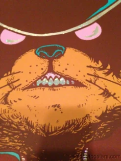 Queens Of The Stone Age - 2013 Jermaine Rogers Poster Detroit FOIL Fillmore