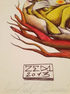 SURVIVAL 05 - 2013 Zed1 Poster Print Art Print Ed. Of 20 Hand Embellished S/N