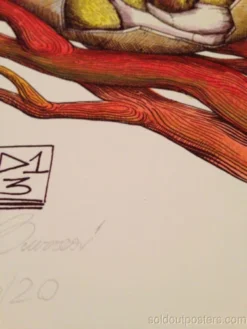 SURVIVAL 05 - 2013 Zed1 Poster Print Art Print Ed. Of 20 Hand Embellished S/N