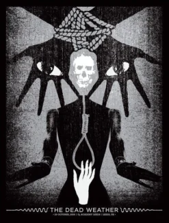 The Dead Weather - 2009 Aesthetic Apparatus Poster Leeds Jack White Gig Posters