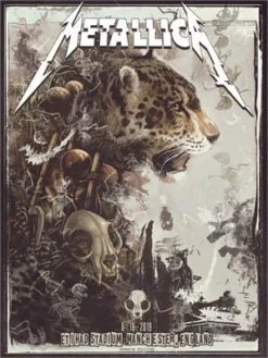 Gig Posters Metallica - 2019 AJ Frena Poster Manchester, England Etihad Stadium