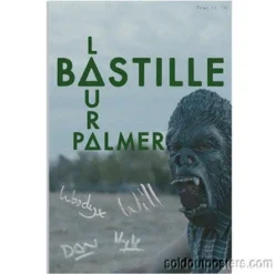 Delicious Design BASTILLE - 2013 Laura Palmer S/N Lithographic Print Poster Gurilla Band Signed Gig Posters