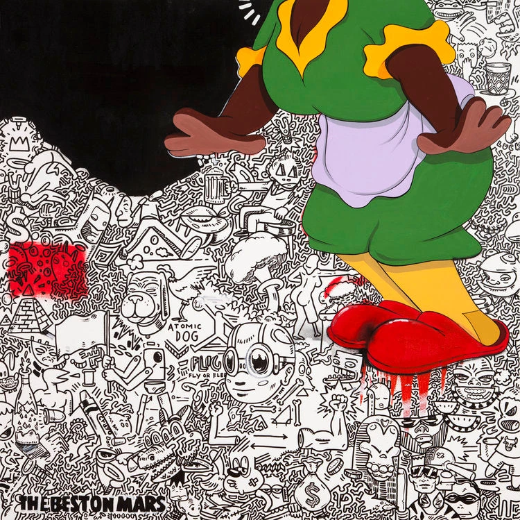 But I Still Love - Hebru Brantley 2013 Limited Edition Fine Art Print S/N FRAMED