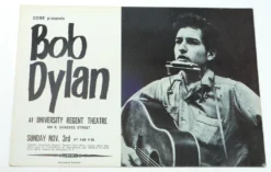 Sold Out Posters Bob Dylan - 1963 University Regent Theatre Poster Syracuse New York CORE 1st