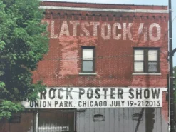 Flatstock 40 - 2013 Dan MacAdam Crosshair Poster Chicago, IL Union Park