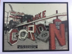 Mike Gordon - 2015 Landland Poster Chicago, IL Vic Theater