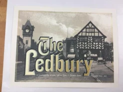 Gig Posters The Ledbury - 2013 Dan MacAdam Crosshair Poster Art Print