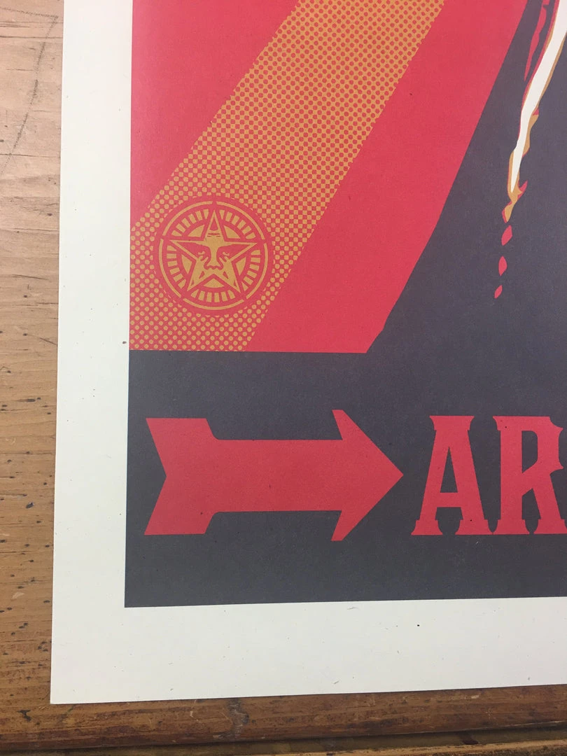 Art Prints The Black Hills Are Not For Sale - 2012 Shepard Fairey Art Print Poster