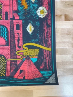 Billy Strings - 2021 Status Serigraph Poster Mobile, AL 4/9