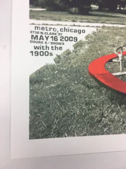 The Vaselines - 2009 Dan MacAdam Crosshair Poster Chicago, IL Metro