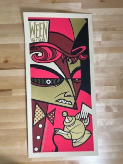 Ween - 2009 Todd Slater Poster Bend, OR Les Schwab Ampitheater Gig Posters