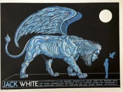 Jack White - 2012 Todd Slater Poster European Tour