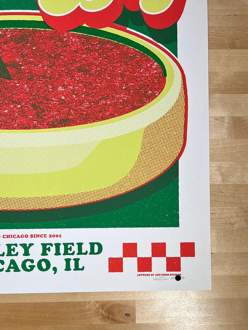 Fall Out Boy - 2021 Mike Tallman Poster Chicago, IL Wrigley Field