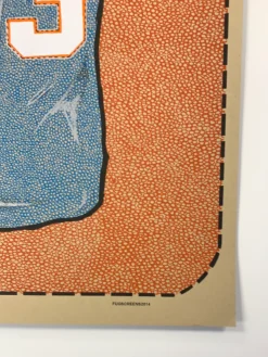 Knicks - 2014 Fugscreens Studios Poster Patrick Ewing Jersey Print