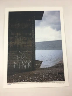 The Big Pink - 2010 Dan MacAdam Crosshair Poster Chicago, IL Lincoln Hall