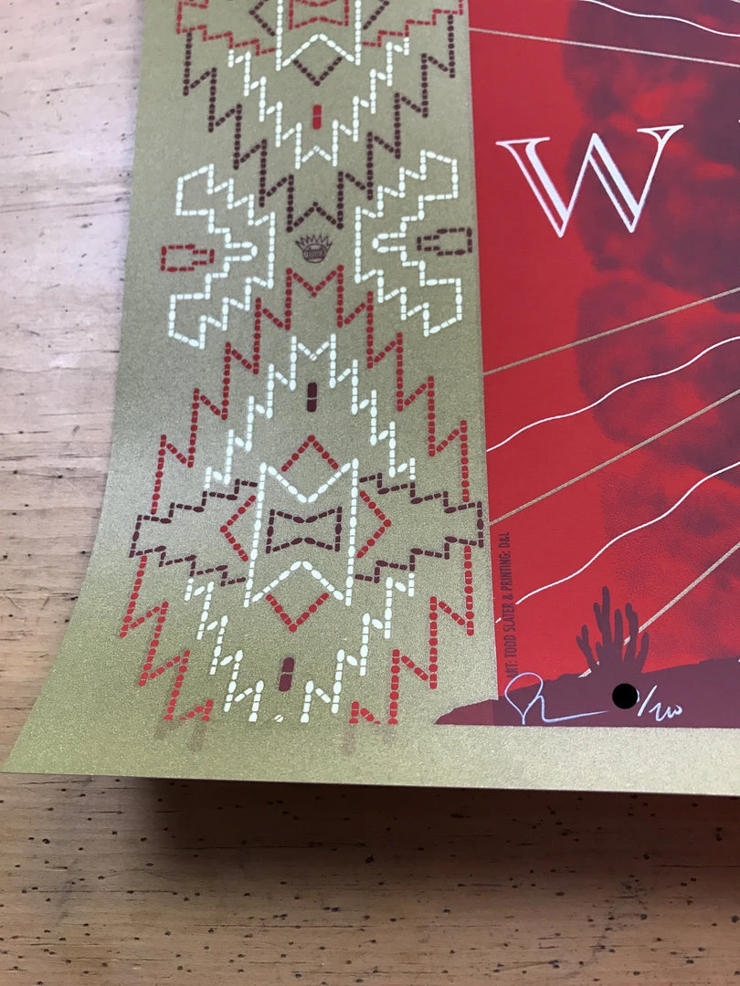 Ween - 2008 Todd Slater Poster Atlanta, GA Tabernacle Gig Posters